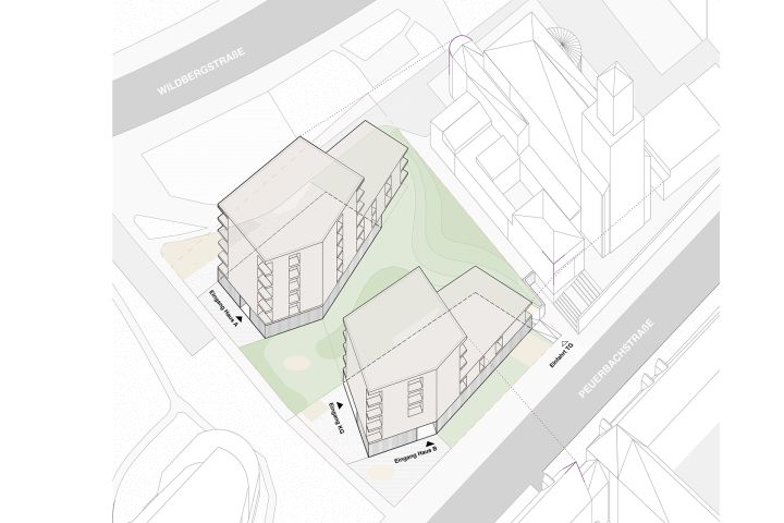 Wettbewerb Pfarre Christk&ouml;nig / Linz - 2.Preis